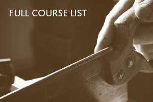 Complete list of woodwork courses