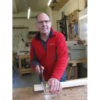 Jonathan Greenwood sawing